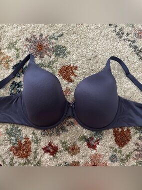 Victoria's Secret Smooth Underwire Bra in Gray Blue Color Size 36D